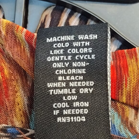 New Directions 2 pc. Maxi Skirt Set, Size 2X, Brown/blue/turquoise/red/tan/black - Picture 10 of 10